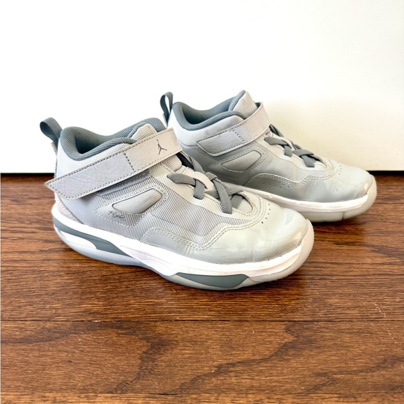 Jordan’s grey basketball sneakers. Size 1.5